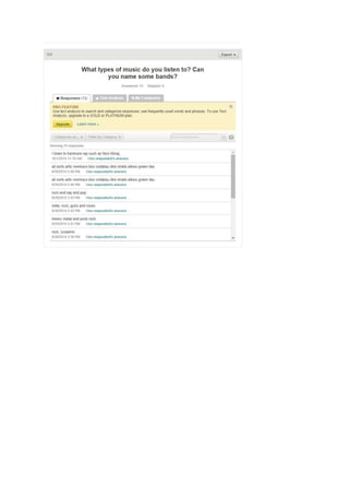 Questionnaire result