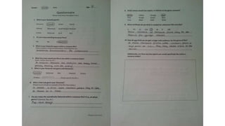 Media Questionnaire Results