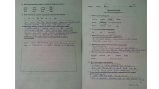 Media Questionnaire Results