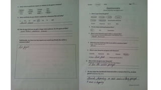 Media Questionnaire Results