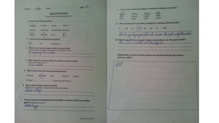 Media Questionnaire Results