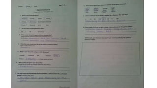 Media Questionnaire Results