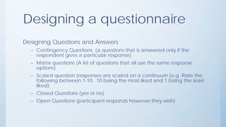 Questionnaires | PDF