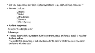 questionnaires in and how to map as per CT and aCRF | PPTX
