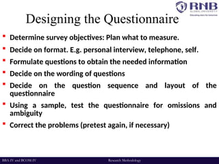 Comprehensive Guide to Effective Questionnaire Design in Research ...