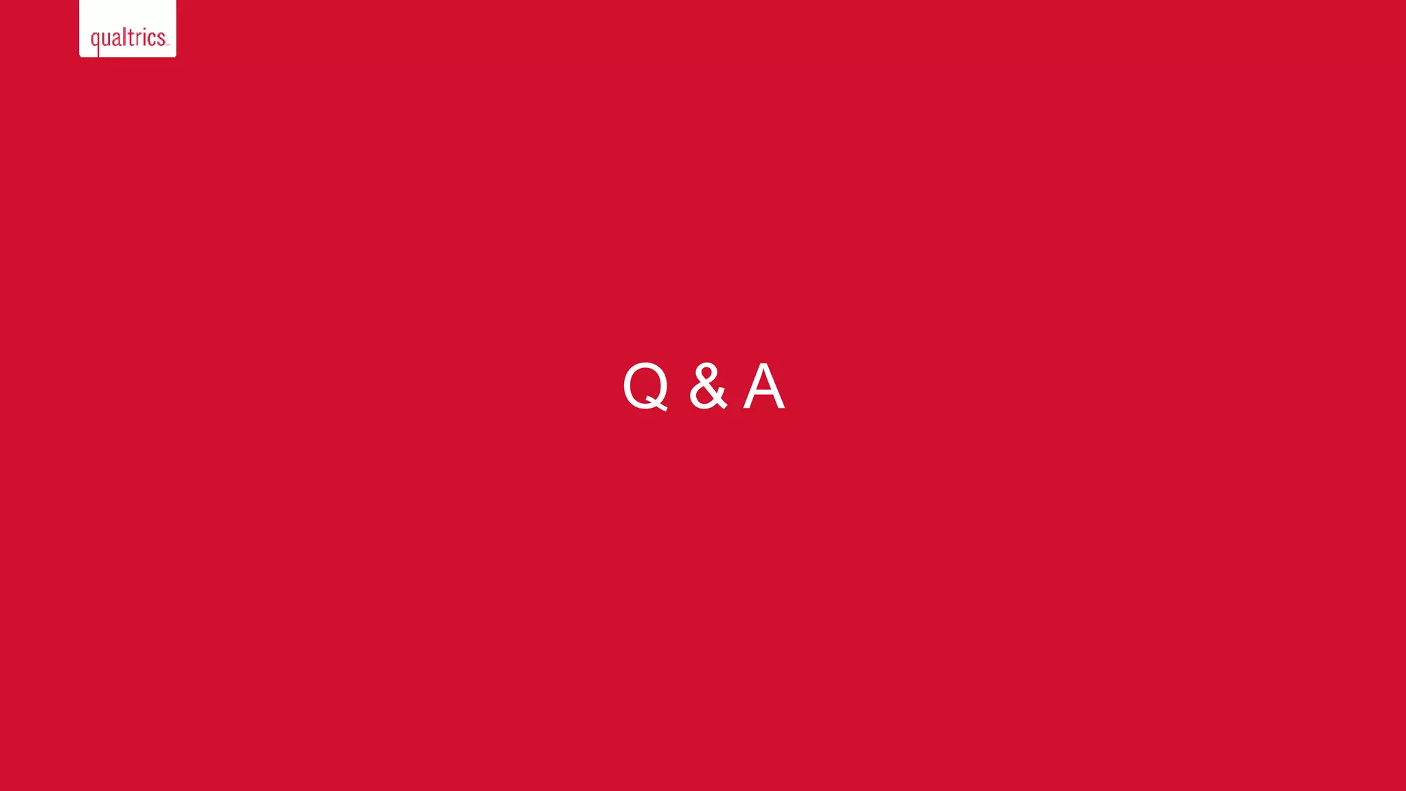 Q & A
 