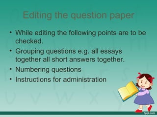 Question Paper Editor Question paper | PPT