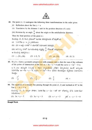 S
A
K
S
H
I
www.sakshieducation.com
www.sakshieducation.com
 