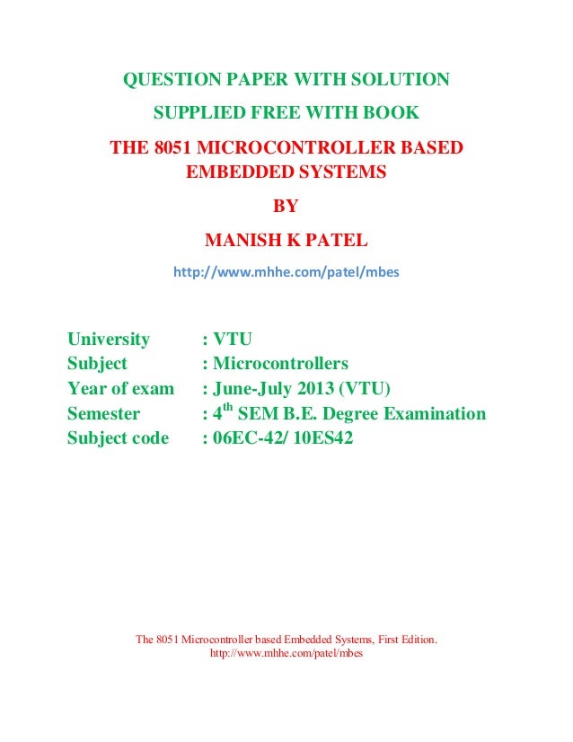 embedded system thesis