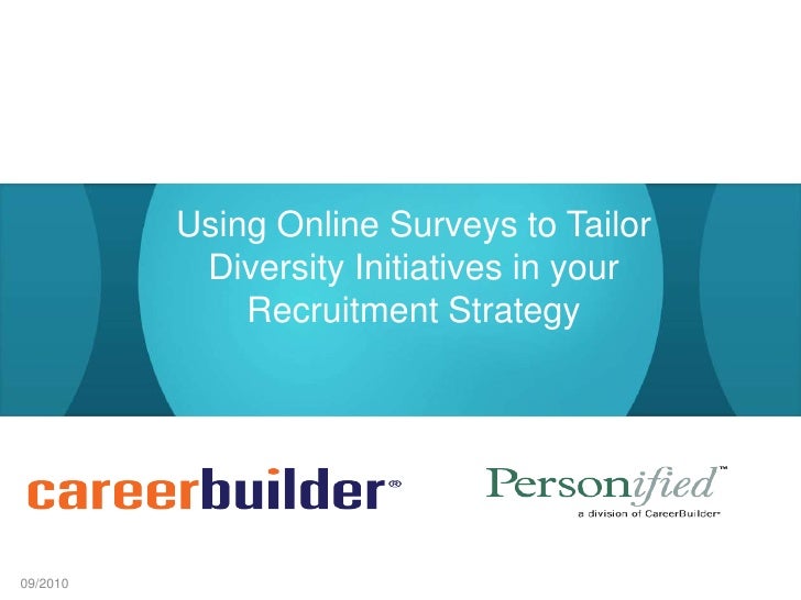 Diversity recruiting strategy ppt