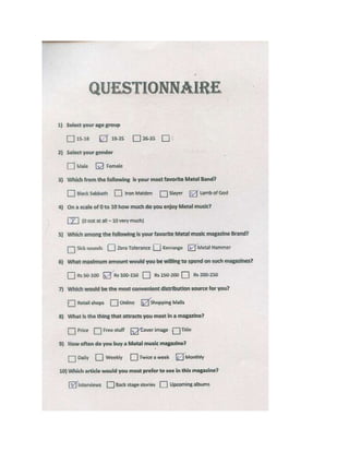 Questionnaires