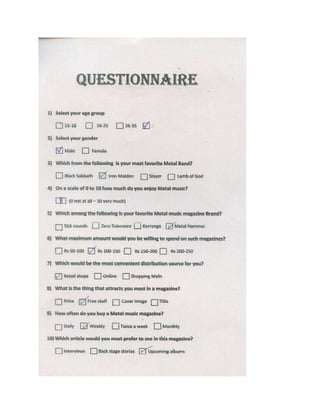 Questionnaires