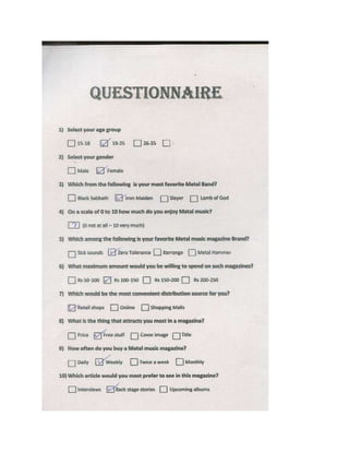 Questionnaires