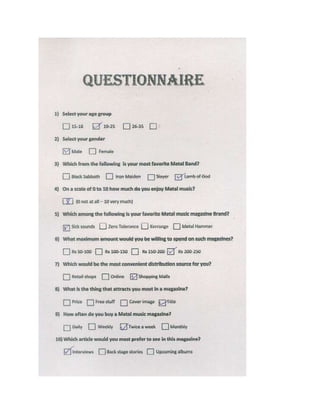 Questionnaires