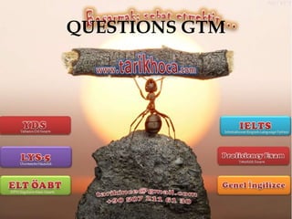 QUESTIONS GTM

 