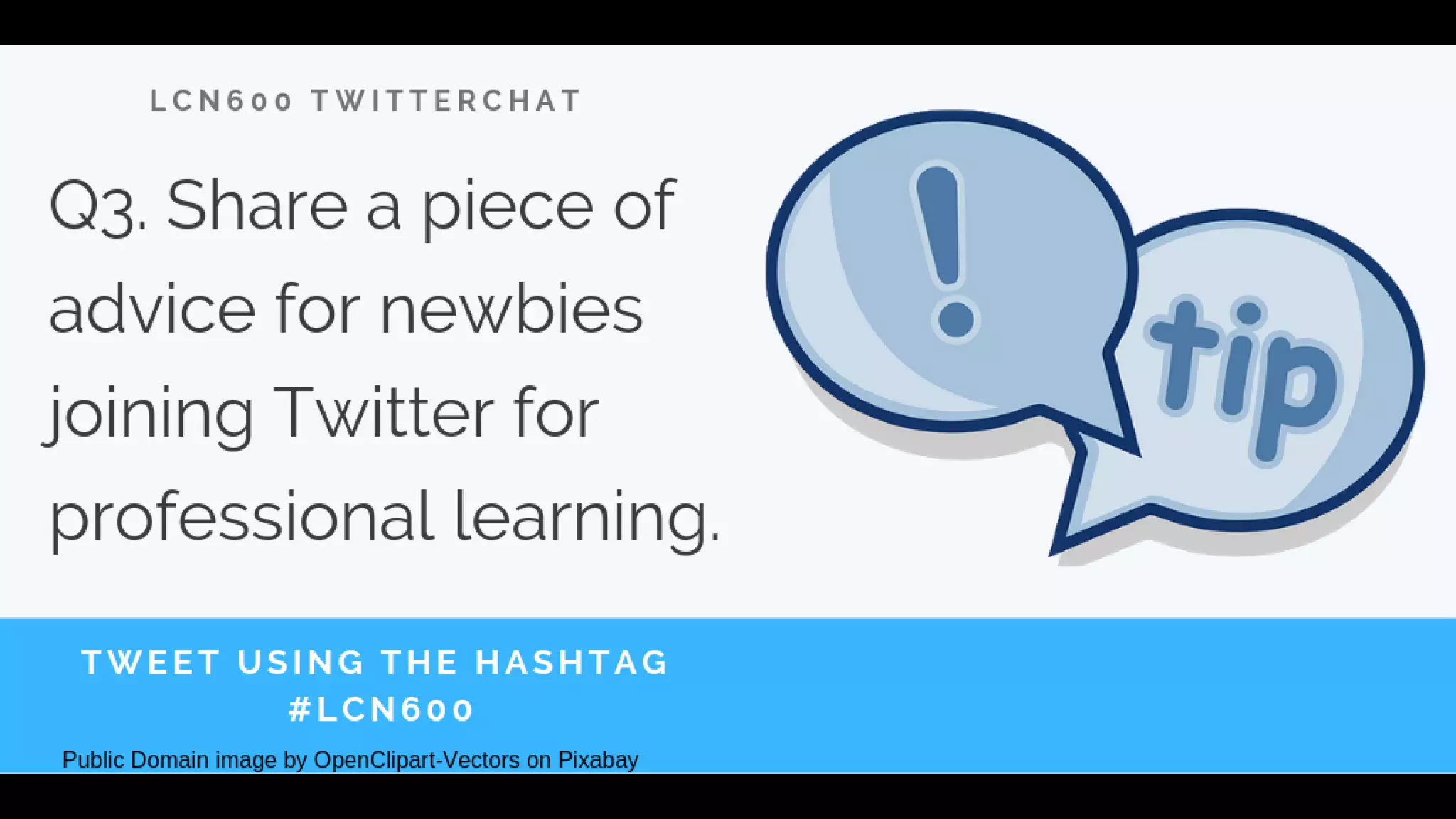 Twitterchat questions