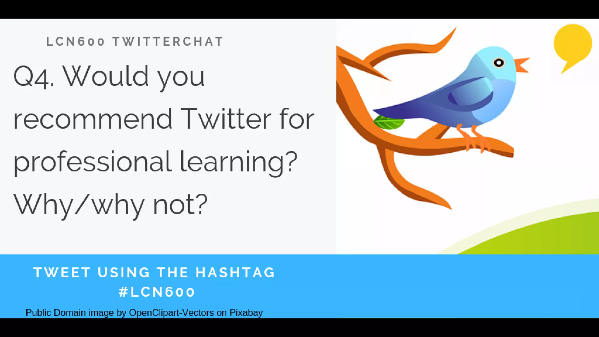 Twitterchat questions