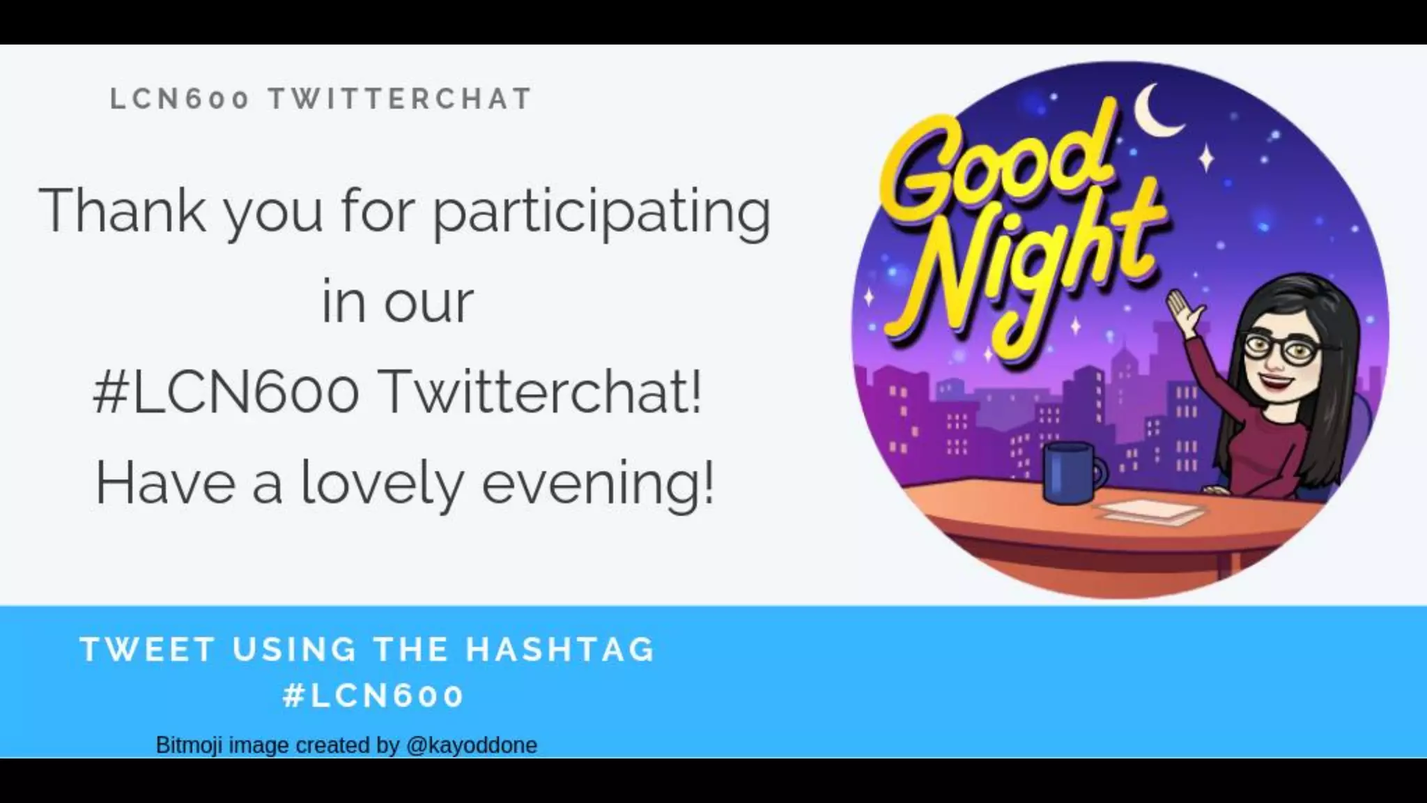 Twitterchat questions