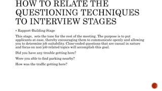 Types of questions for interview | PPTX