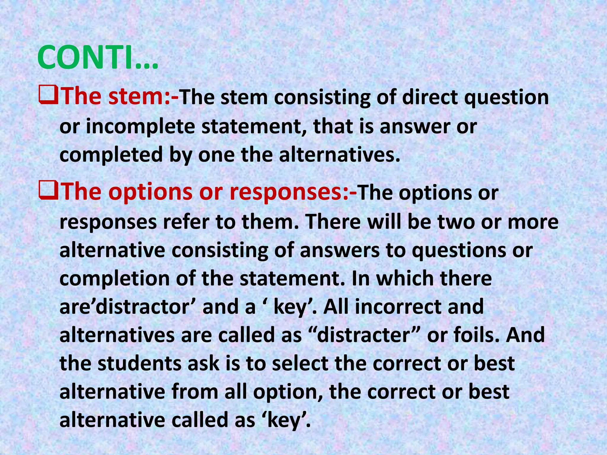short answer Questions | PPTX