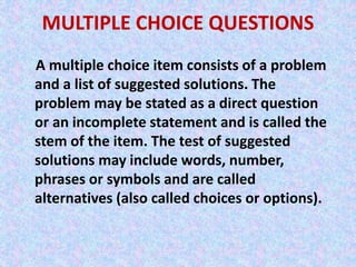 short answer Questions | PPTX