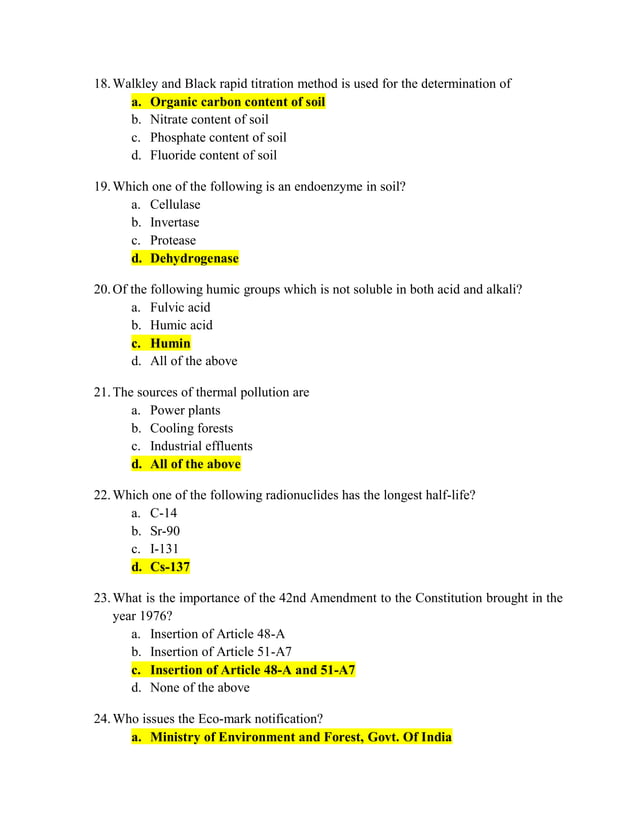 UGC NET Environmental Science - Paper 2.pdf