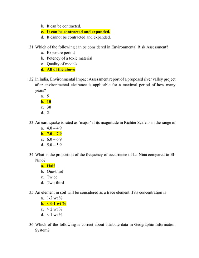 UGC NET Environmental Science - Paper 2.pdf