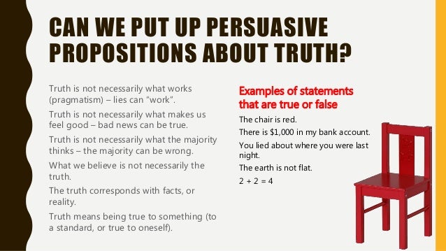 Questions About The Truth