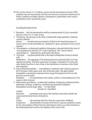 Questions and answers | DOCX