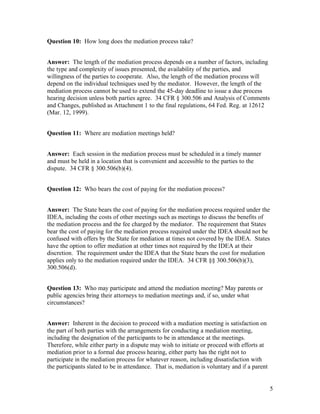 Mediation Questions Examples Questions And Answers On Mediation Question 1 What Is Mediation | PDF