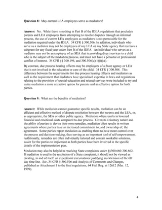Mediation Questions Examples Questions And Answers On Mediation Question 1 What Is Mediation 1 | PDF