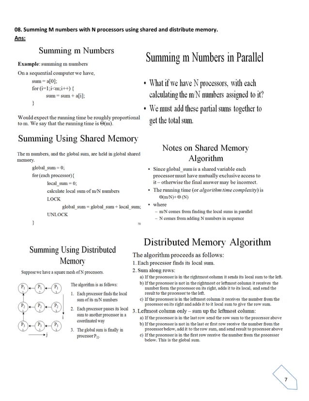parallel Questions & answers | PDF