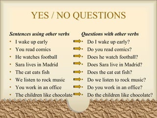 Questions in english | PPT