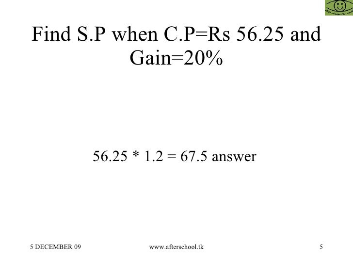 how to find profit or loss