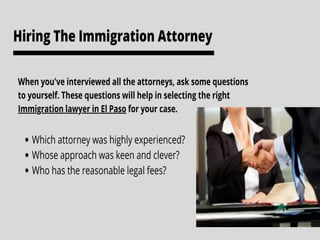 Questions to ask an immigration attorney | PDF | Legal Services ...