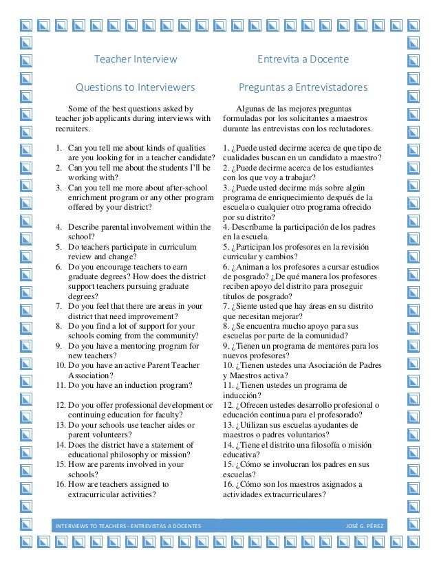 preguntas de una entrevista teacher interview questions preguntas para una entrevista preguntas de una entrevista teacher interview questions preguntas para una entrevista