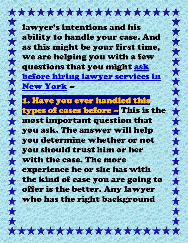 Questions to Ask Before Hiring a Lawyer