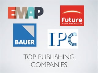TOP PUBLISHING
  COMPANIES
 