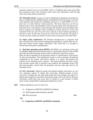 microprocessor Questions with solution | PDF