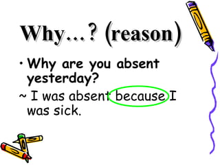 Question Words | PPT