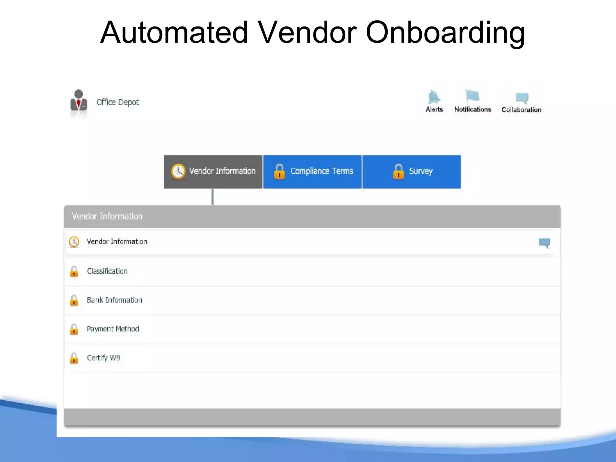 Automated Vendor Onboarding
 