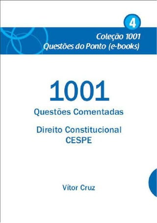 Questoes resolvidas cespe constitucional