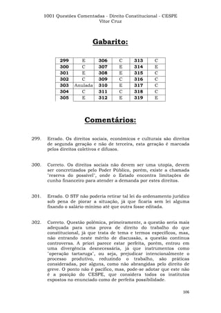 Questoes resolvidas cespe constitucional