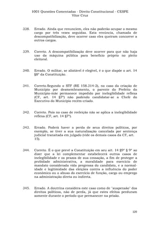 Questoes resolvidas cespe constitucional