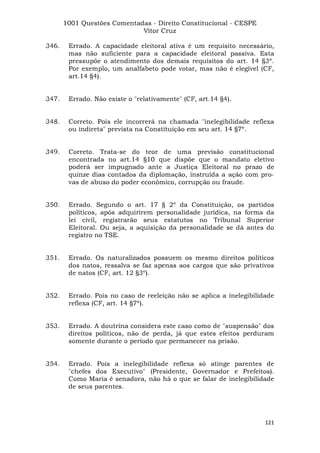 Questoes resolvidas cespe constitucional