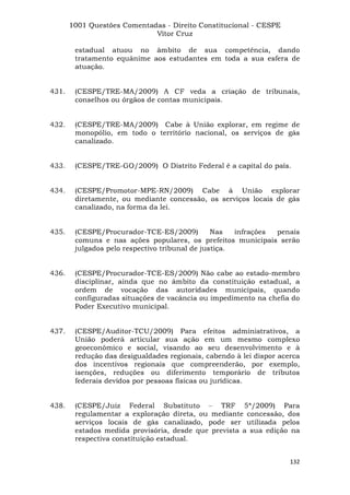 Questoes resolvidas cespe constitucional
