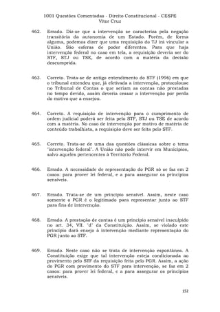 Questoes resolvidas cespe constitucional