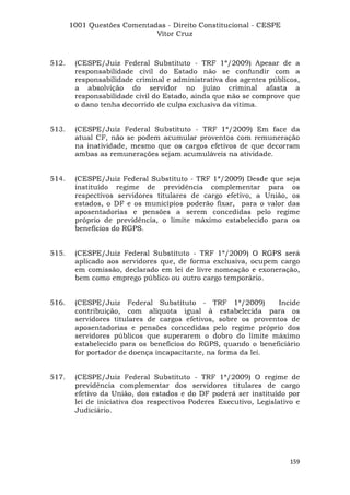 Questoes resolvidas cespe constitucional