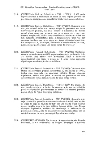 Questoes resolvidas cespe constitucional