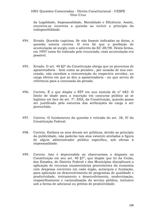 Questoes resolvidas cespe constitucional